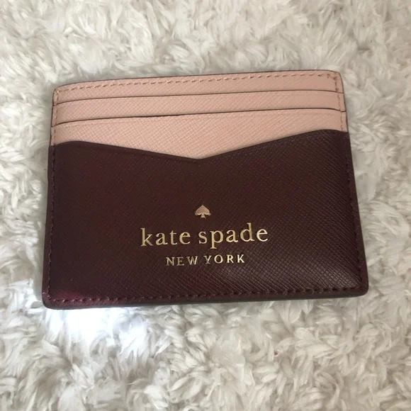 Kate Spade Staci Two-Tone Card Holder NEW - Picture 5 of 5